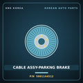 Genuine Mobis CABLE ASSY-PARKNG BRAKE 5991144512 for Porter 1996 HNS Parts Korea