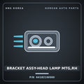 Genuine Mobis BRACKET ASSY-HEAD LAMP MTG,RH 641821W000 for Pride 2012 HNS Parts Korea