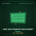 Genuine Mobis UNIT ASSY-SUNROOF DRIVE,FRONT 816354H000 for Grand Starex 2007 HNS Parts Korea