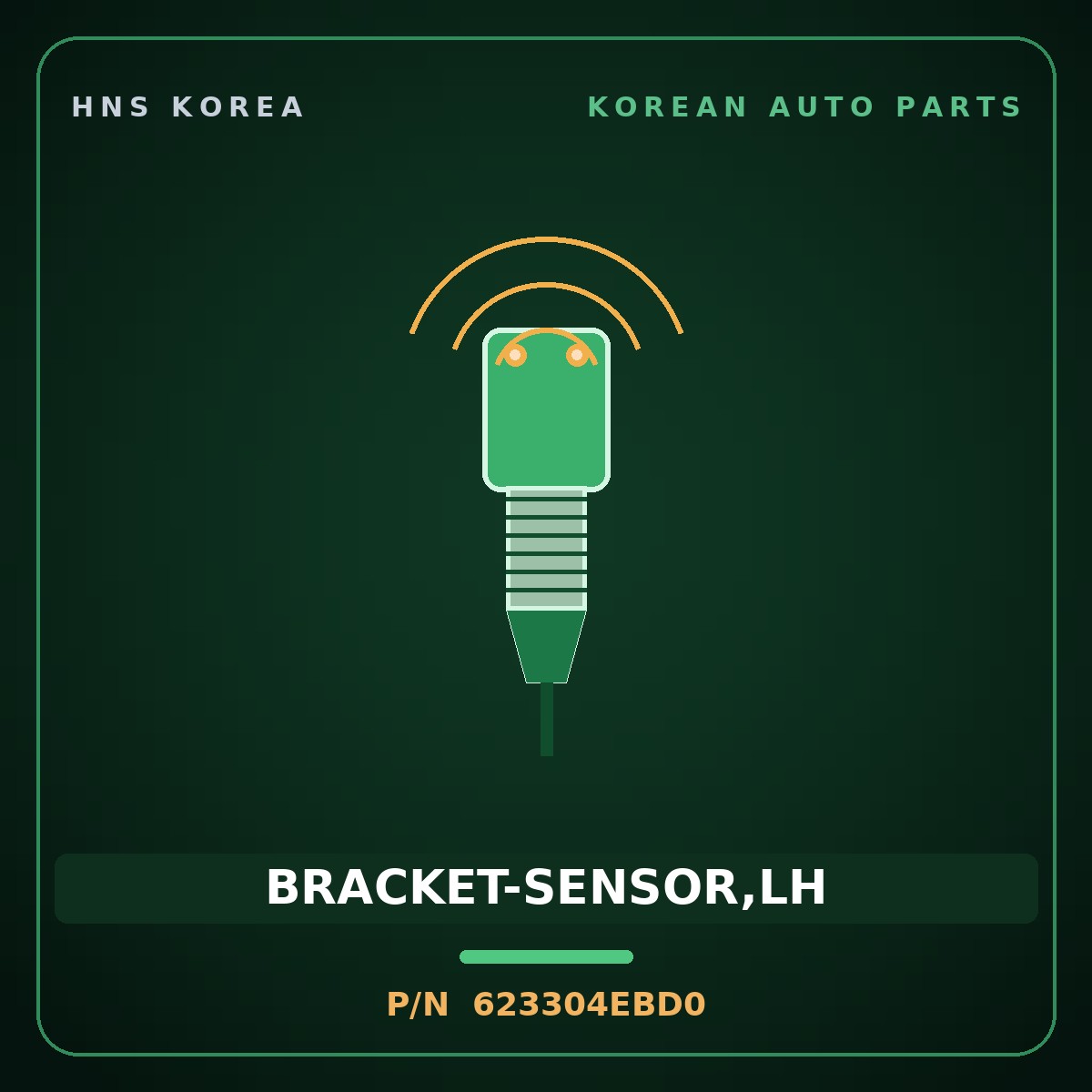 Genuine Mobis BRACKET-SENSOR,LH 623304EBD0 for Bongo 2004 HNS Parts Korea