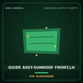 Genuine Mobis GUIDE ASSY-SUNROOF FRONT,LH 8164533000 for Sonata 1995 HNS Parts Korea
