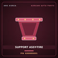Genuine Mobis SUPPORT ASSY-TIRE 62830DS031 for Medium Special Purpose Truck 2004 HNS Parts Korea