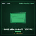 Genuine Mobis GUIDE ASSY-SUNROOF FRONT,RH 8164633000 for Sonata 1995 HNS Parts Korea