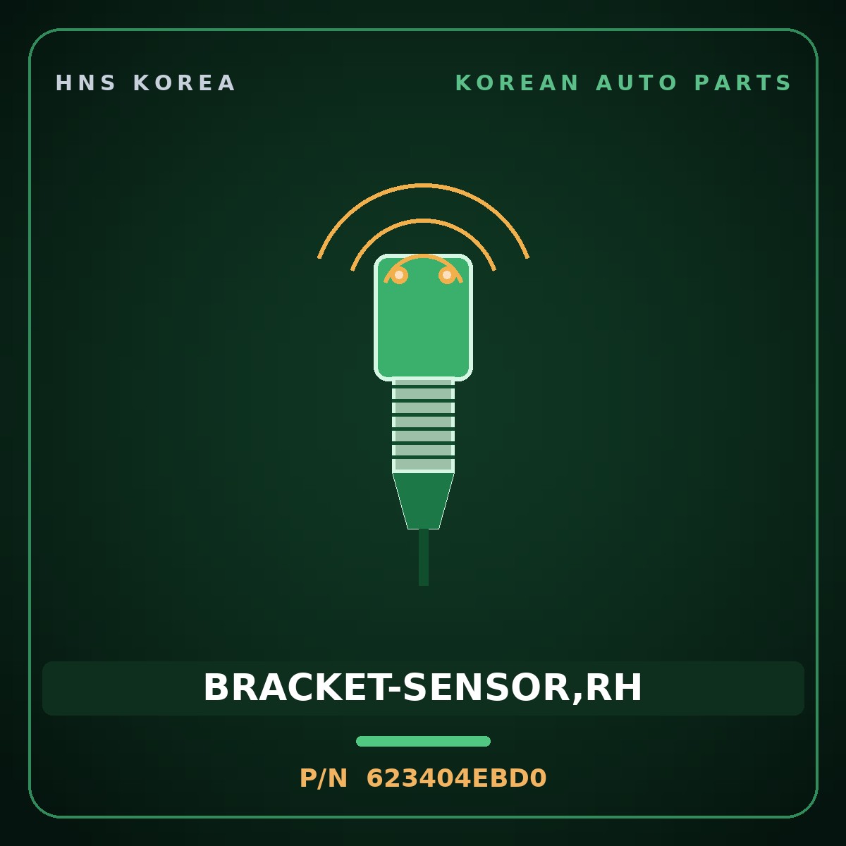 Genuine Mobis BRACKET-SENSOR,RH 623404EBD0 for Bongo 2004 HNS Parts Korea