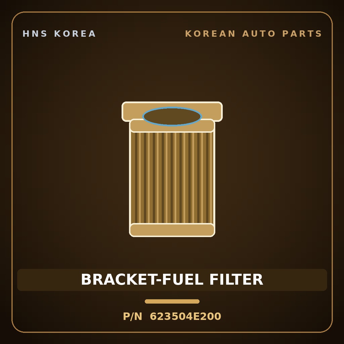 Genuine Mobis BRACKET-FUEL FILTER 623504E200 for Bongo 2004 HNS Parts Korea