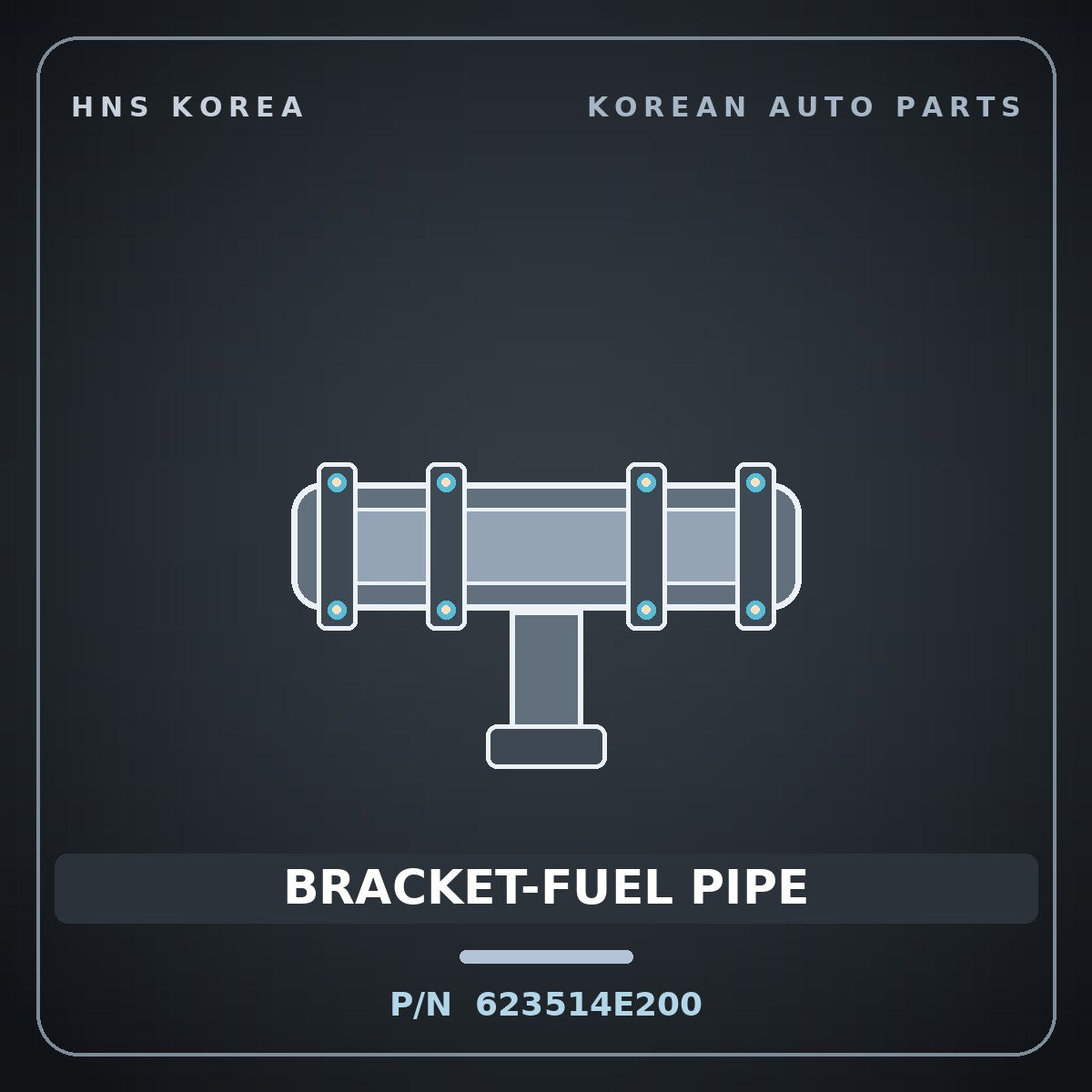 Genuine Mobis BRACKET-FUEL PIPE 623514E200 for Bongo 2004 HNS Parts Korea