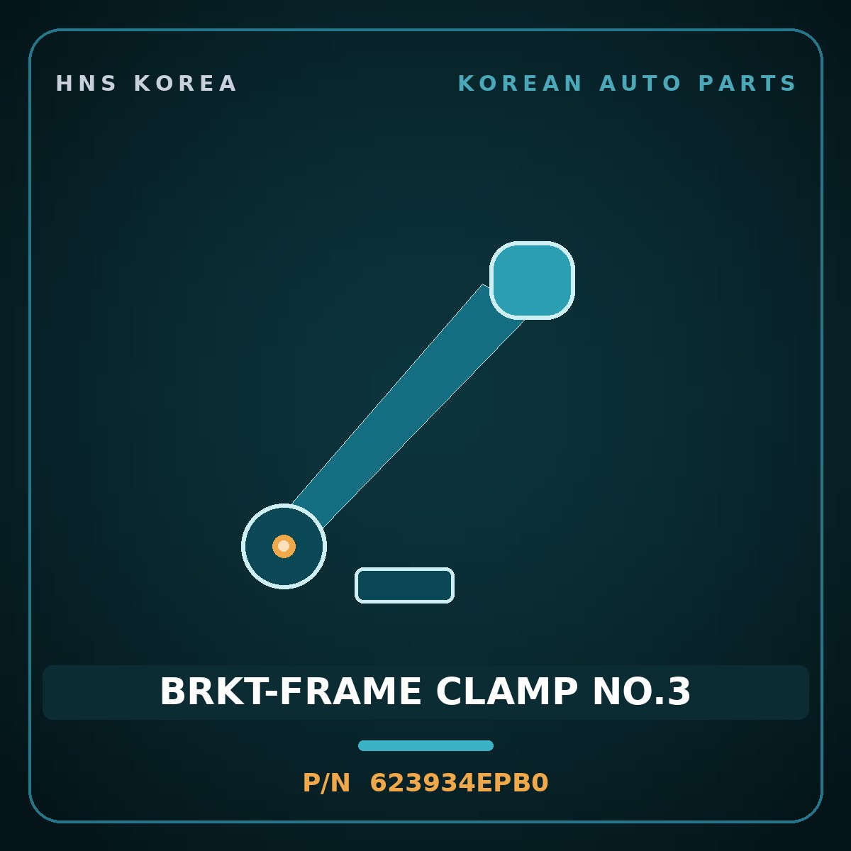 Genuine Mobis BRKT-FRAME CLAMP NO.3 623934EPB0 for Bongo 2024 HNS Parts Korea