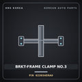 Genuine Mobis BRKT-FRAME CLAMP NO.3 623934ERA0 for Bongo 2024 HNS Parts Korea