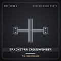 Genuine Mobis BRACKET-RR CROSSMEMBER 652574E100 for Bongo 2004 HNS Parts Korea
