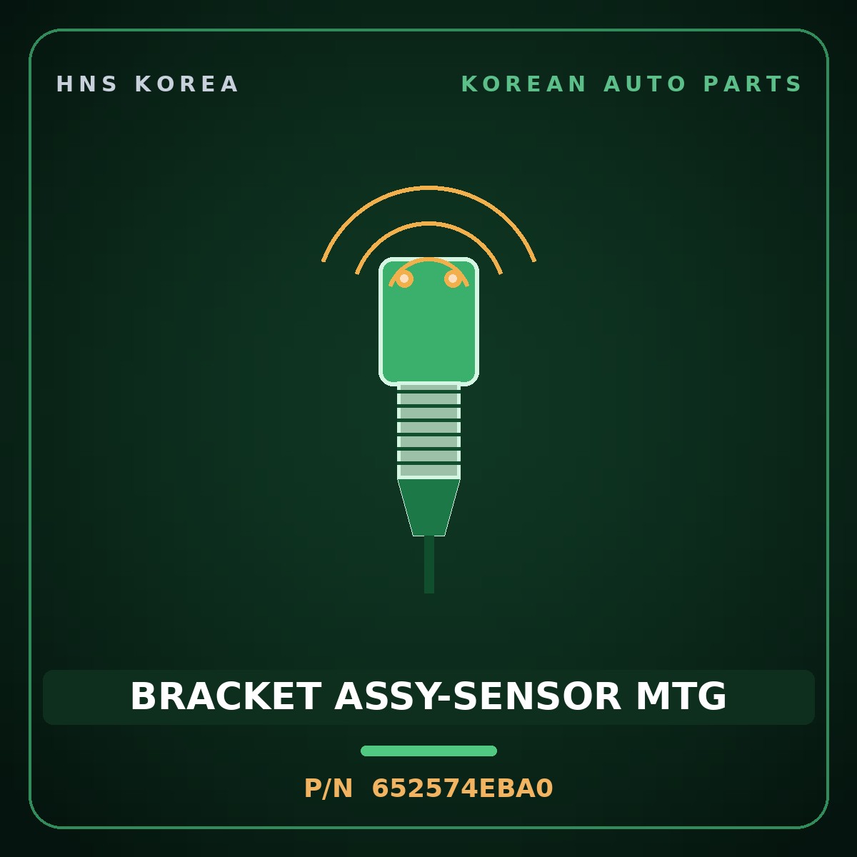 Genuine Mobis BRACKET ASSY-SENSOR MTG 652574EBA0 for Bongo 2017 HNS Parts Korea