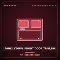 Genuine Mobis PANEL COMPL-FRONT DOOR TRIM,RH 8230238100ZB for Sonata 1999 HNS Parts Korea