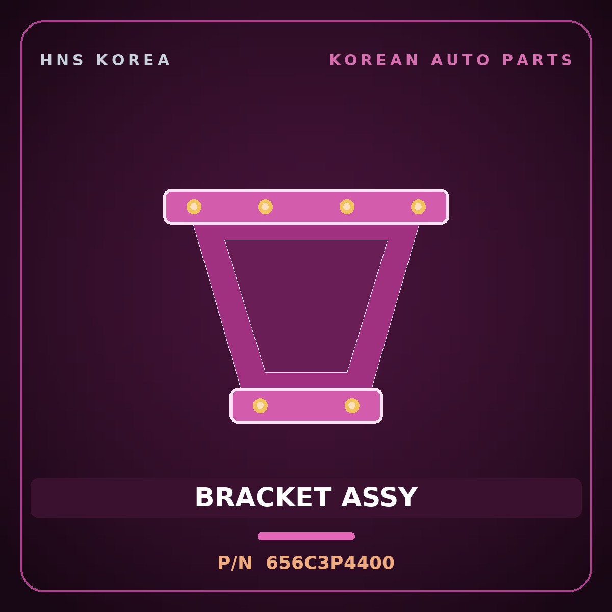 Genuine Mobis BRACKET ASSY 656C3P4400 for Santa Fe 2020 HNS Parts Korea