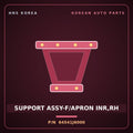 Genuine Mobis SUPPORT ASSY-F/APRON INR,RH 64541J6000 for K9 2018 HNS Parts Korea