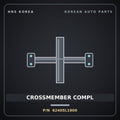Genuine Mobis CROSSMEMBER COMPL 62405L1900 for Sonata 2019 HNS Parts Korea