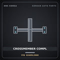 Genuine Mobis CROSSMEMBER COMPL 62405L2000 for K5 2020 HNS Parts Korea
