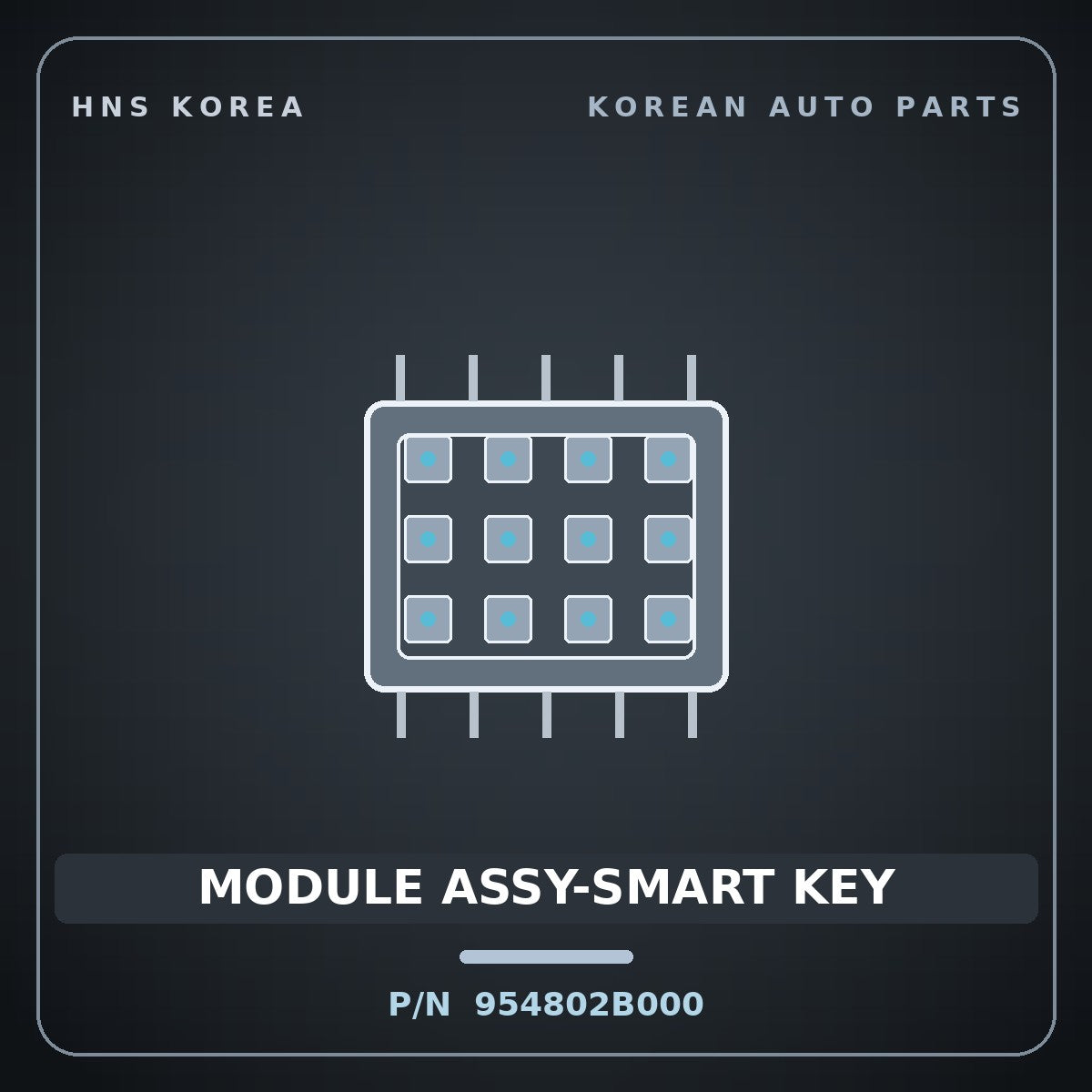 Genuine Mobis MODULE ASSY-SMART KEY 954802B000 for Santa Fe 2010 HNS Parts Korea