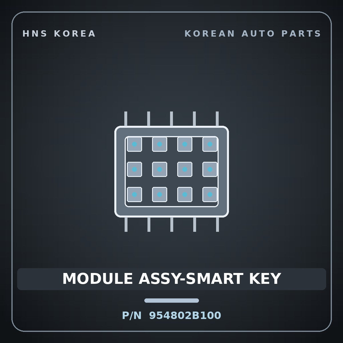Genuine Mobis MODULE ASSY-SMART KEY 954802B100 for Santa Fe 2010 HNS Parts Korea
