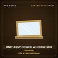Genuine Mobis UNIT ASSY-POWER WINDOW SUB 93581G8000NUB for Grandeur 2017 HNS Parts Korea