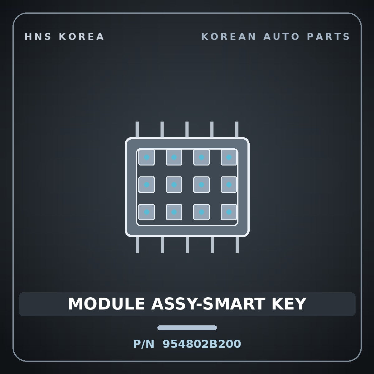 Genuine Mobis MODULE ASSY-SMART KEY 954802B200 for Santa Fe 2010 HNS Parts Korea