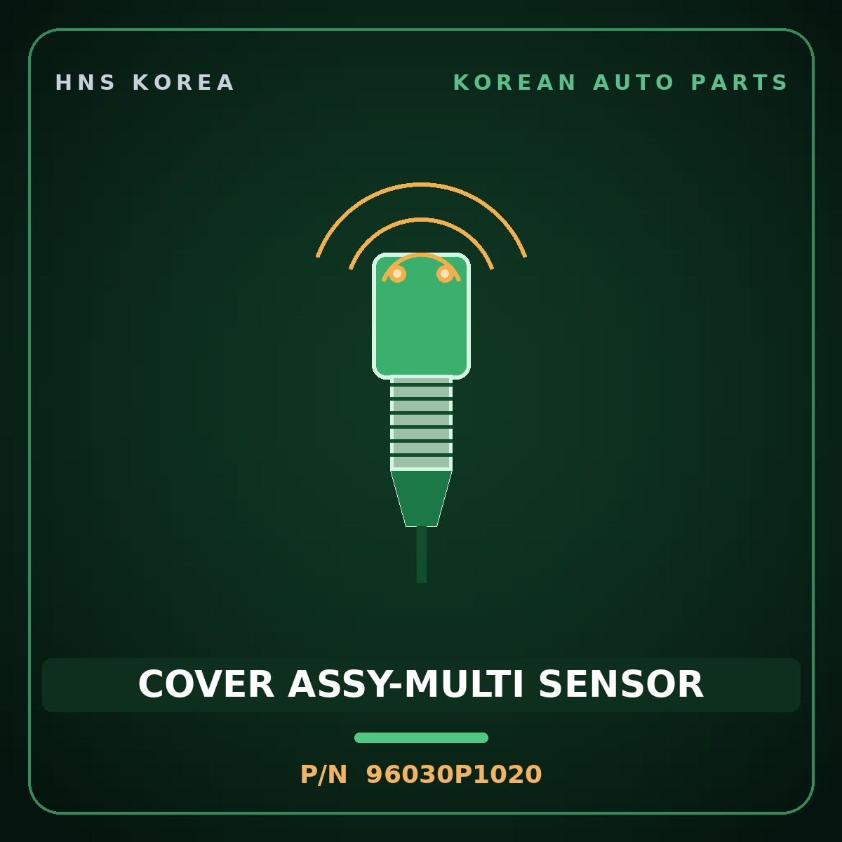 Genuine Mobis COVER ASSY-MULTI SENSOR 96030P1020 for Sportage 2022 HNS Parts Korea