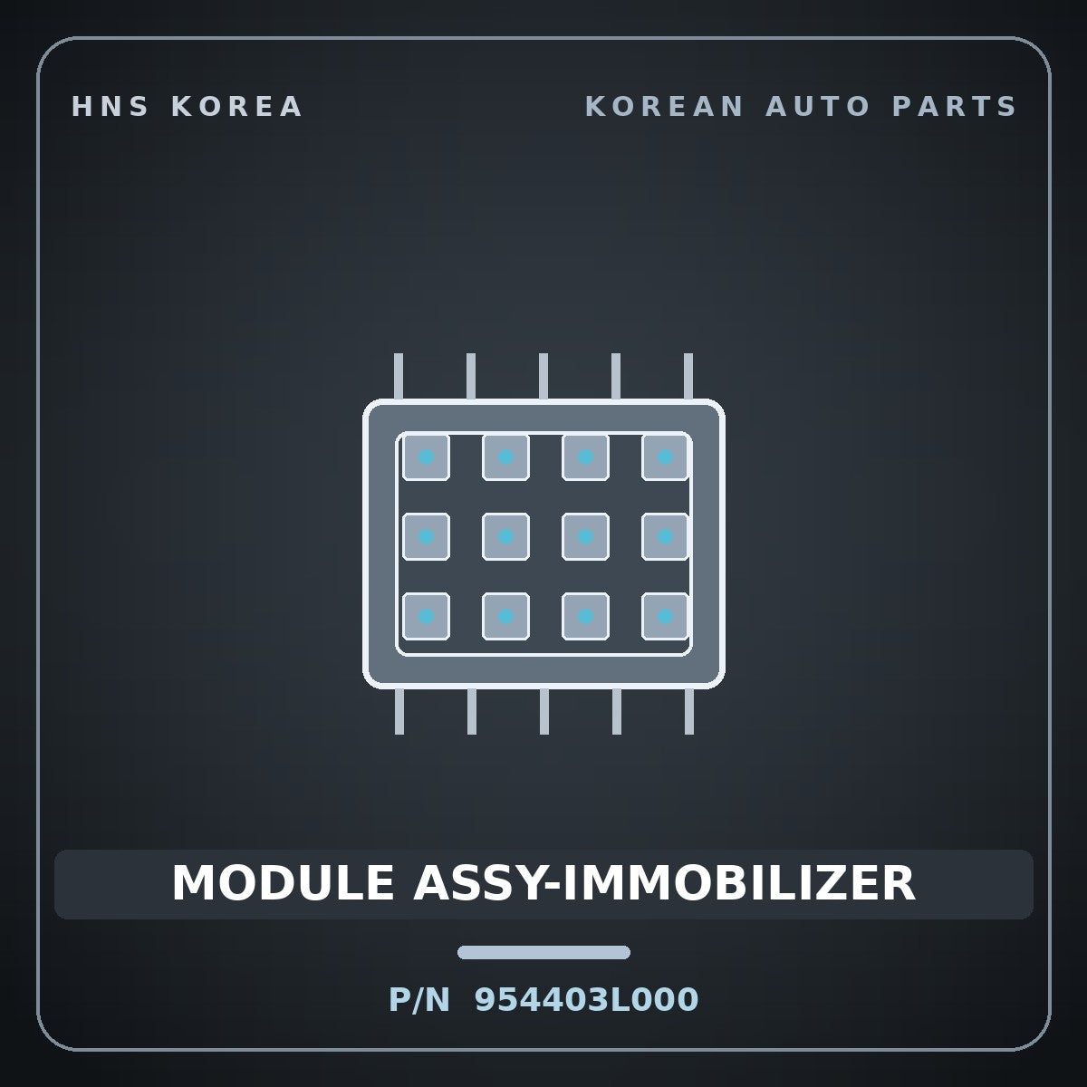 Genuine Mobis MODULE ASSY-IMMOBILIZER 954403L000 for Grandeur 2005 HNS Parts Korea