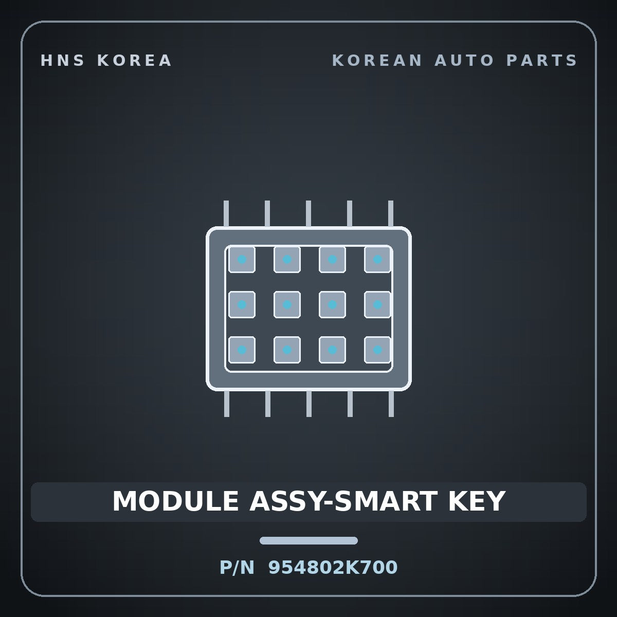 Genuine Mobis MODULE ASSY-SMART KEY 954802K700 for Soul 2012 HNS Parts Korea