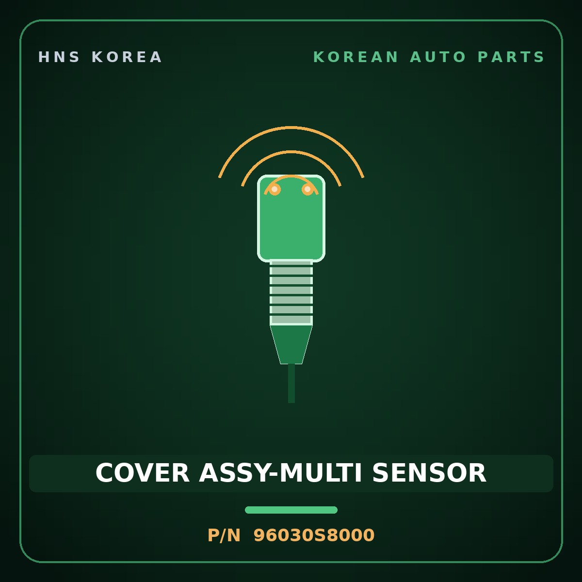 Genuine Mobis COVER ASSY-MULTI SENSOR 96030S8000 for Palisade 2019 HNS Parts Korea