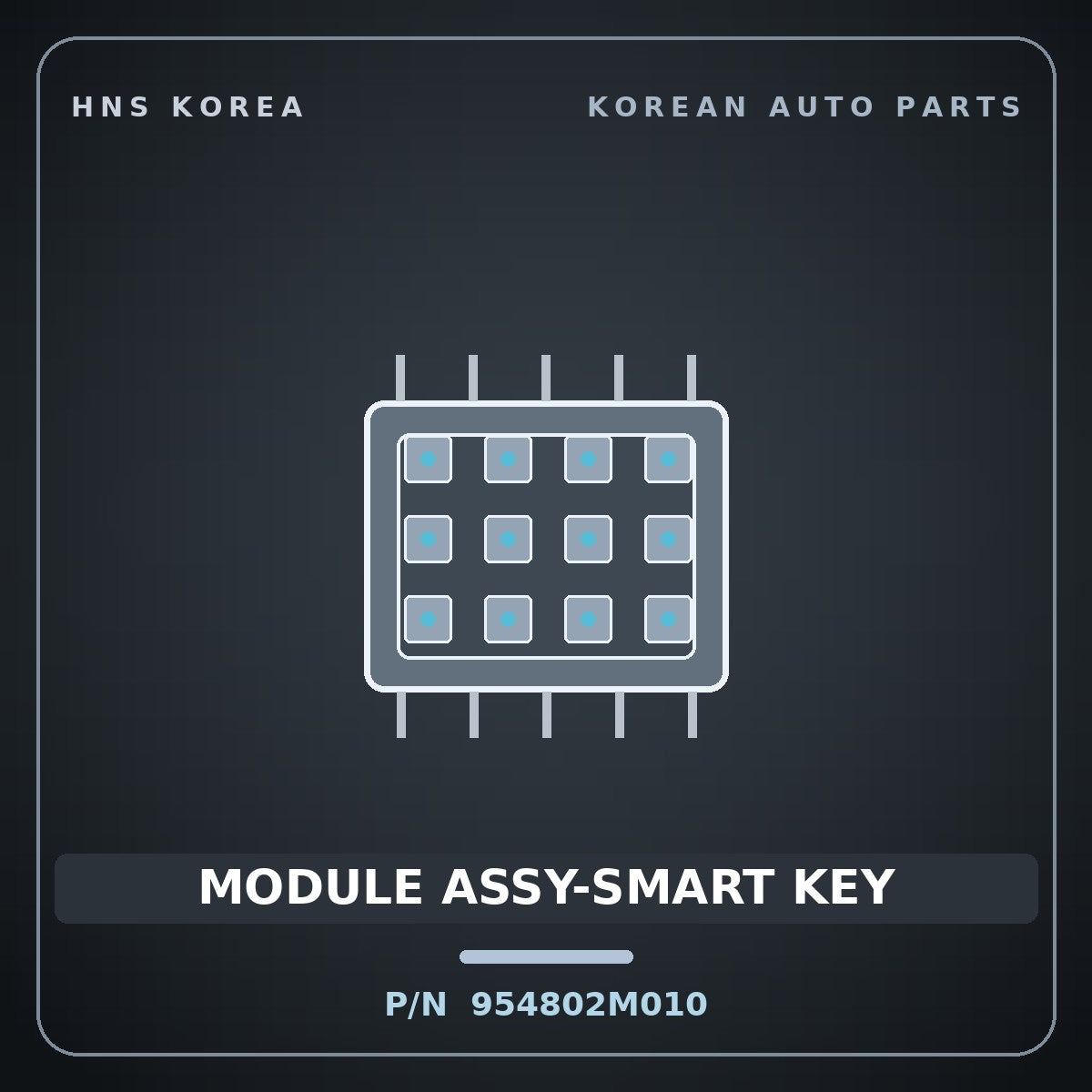 Genuine Mobis MODULE ASSY-SMART KEY 954802M010 for Genesis Coupe 2008 HNS Parts Korea