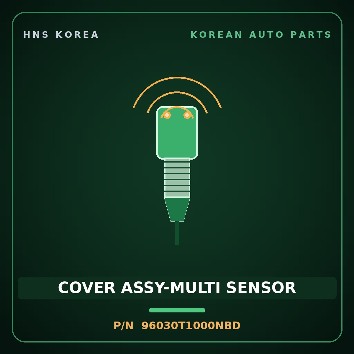 Genuine Mobis COVER ASSY-MULTI SENSOR 96030T1000NBD for G80 2020 HNS Parts Korea
