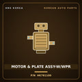 Genuine Mobis MOTOR & PLATE ASSY-W/WPR HK781100 for Galloper 1990 HNS Parts Korea