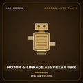 Genuine Mobis MOTOR & LINKAGE ASSY-REAR WPR HK785100 for Galloper 1990 HNS Parts Korea