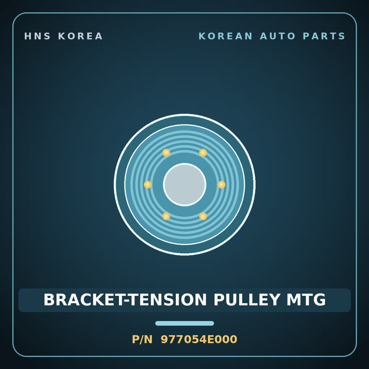 Genuine Mobis BRACKET-TENSION PULLEY MTG 977054E000 for Bongo 2004 HNS Parts Korea
