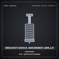Genuine Mobis BRACKET-SHOCK ABSORBER LWR,LH QD55391T00080 for Trago 2013 HNS Parts Korea