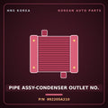 Genuine Mobis PIPE ASSY-CONDENSER OUTLET NO. 992205A210 for County 1998 HNS Parts Korea