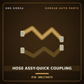 Genuine Mobis HOSE ASSY-QUICK COUPLING HR173073 for Galloper 1990 HNS Parts Korea