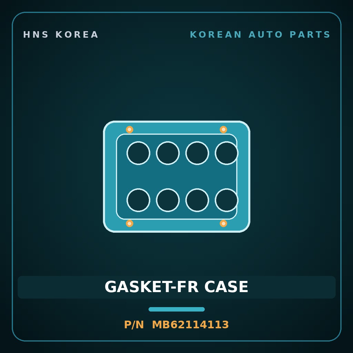Genuine Mobis GASKET-FR CASE MB62114113 for Sephia 1997 HNS Parts Korea