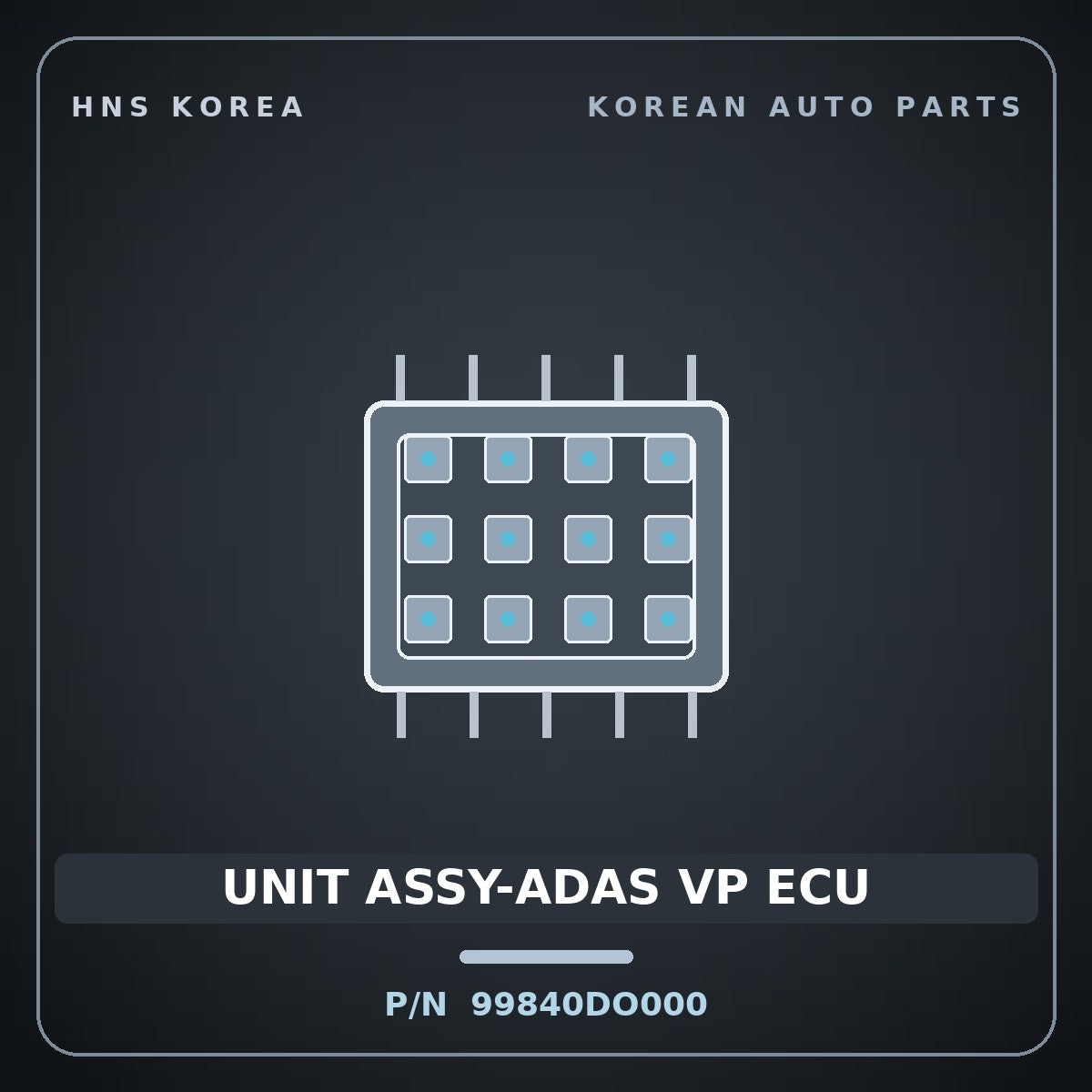 Genuine Mobis UNIT ASSY-ADAS VP ECU 99840DO000 for EV9 2023 HNS Parts Korea