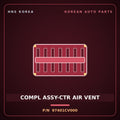 Genuine Mobis COMPL ASSY-CTR AIR VENT 97401CV000 for EV6 2021 HNS Parts Korea