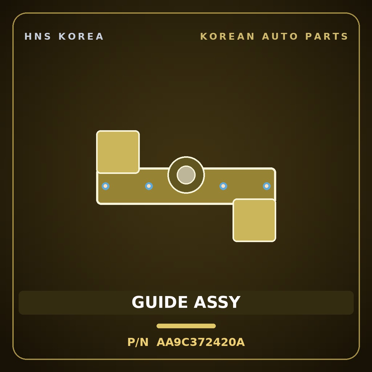 Genuine Mobis GUIDE ASSY AA9C372420A for New Cosmos 2000 HNS Parts Korea