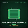 Genuine Mobis HOSE-INTERCOOLER OUTLET NO.2 AA8F1133H7A for Power Combi 1998 HNS Parts Korea
