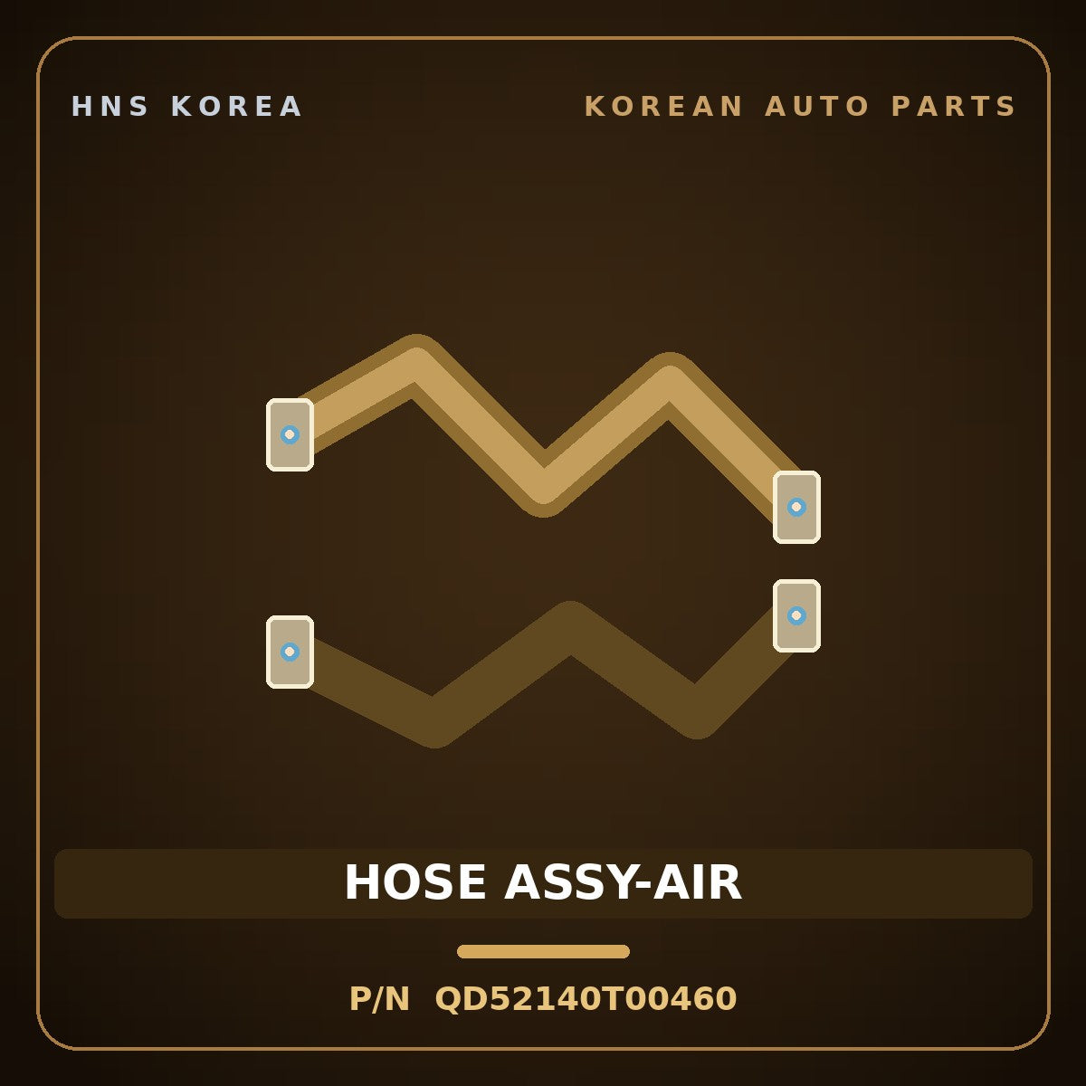 Genuine Mobis HOSE ASSY-AIR QD52140T00460 for Solati 2014 HNS Parts Korea