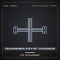 Genuine Mobis CROSSMEMBER ASSY-FRT SUSPENSION 0K72A34800D for Bongo 1996 HNS Parts Korea