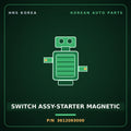 Genuine Mobis SWITCH ASSY-STARTER MAGNETIC 3612093000 for 5-Ton Truck 1997 HNS Parts Korea