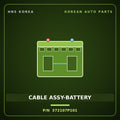 Genuine Mobis CABLE ASSY-BATTERY 372107P101 for Trago 2013 HNS Parts Korea
