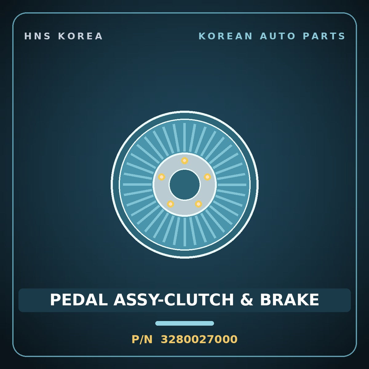 Genuine Mobis PEDAL ASSY-CLUTCH & BRAKE 3280027000 for Tiburon 1997 HNS Parts Korea