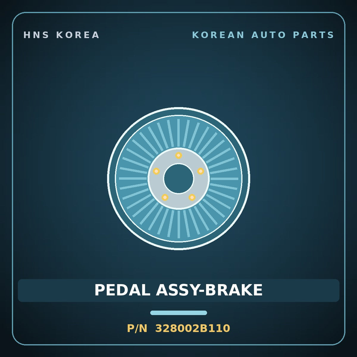 Genuine Mobis PEDAL ASSY-BRAKE 328002B110 for Santa Fe 2006 HNS Parts Korea
