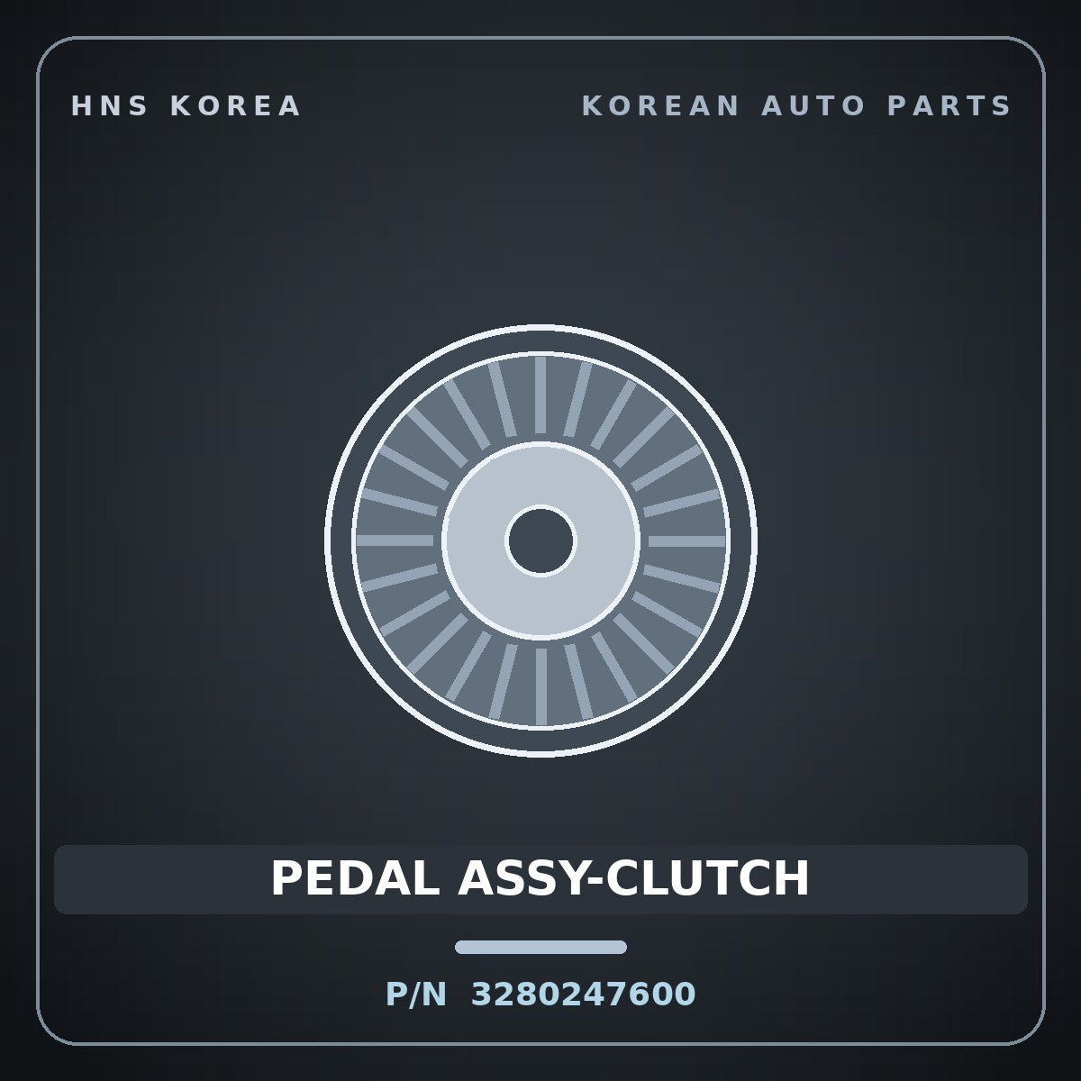 Genuine Mobis PEDAL ASSY-CLUTCH 3280247600 for Libero 2000 HNS Parts Korea