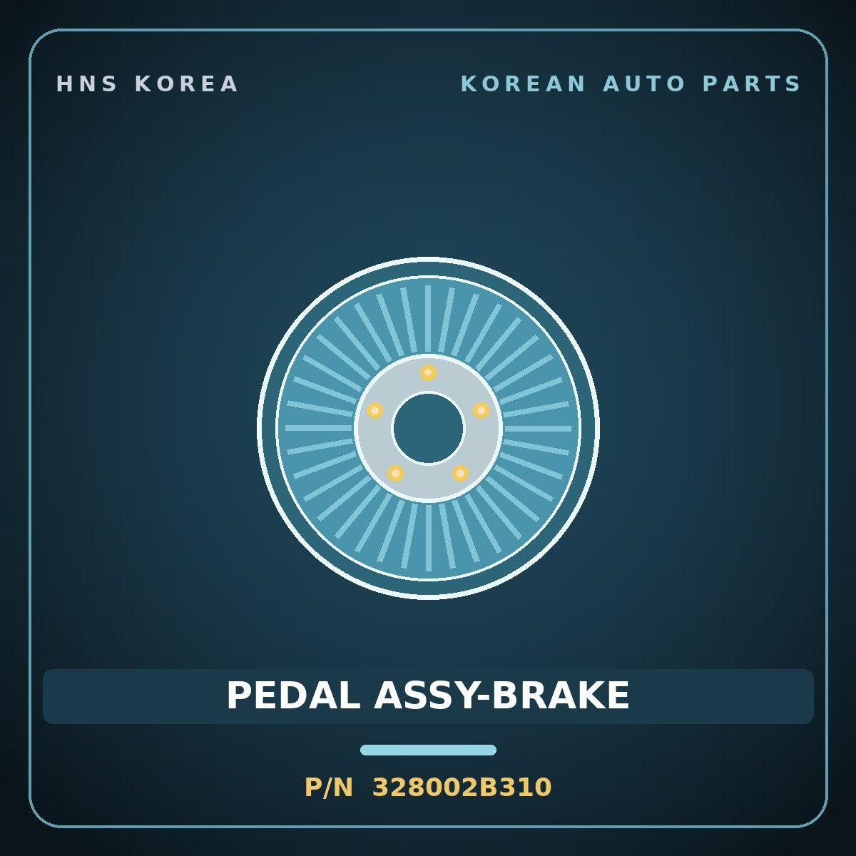 Genuine Mobis PEDAL ASSY-BRAKE 328002B310 for Santa Fe 2010 HNS Parts Korea
