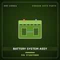 Genuine Mobis BATTERY SYSTEM ASSY 371007X800 for Xcient 2019 HNS Parts Korea