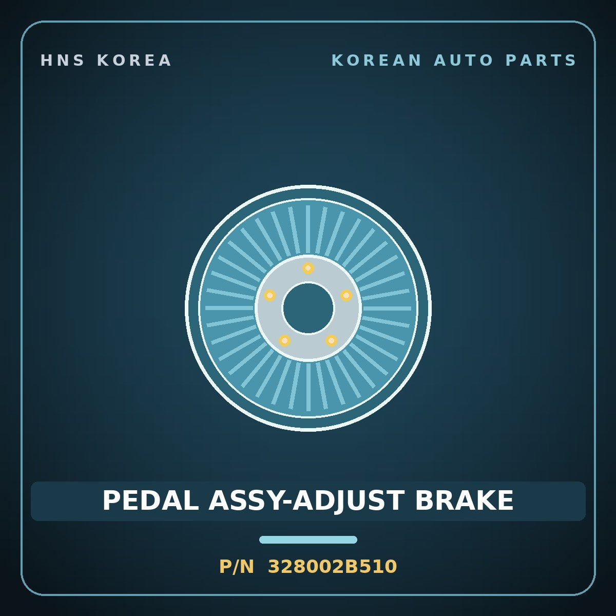 Genuine Mobis PEDAL ASSY-ADJUST BRAKE 328002B510 for Santa Fe 2006 HNS Parts Korea